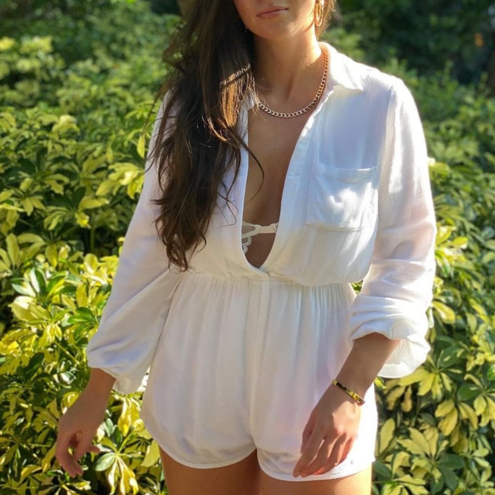 Superdown Tracie Collared Romper - image 4